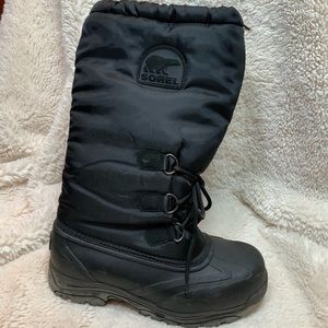 Sorel Black Snow Boots